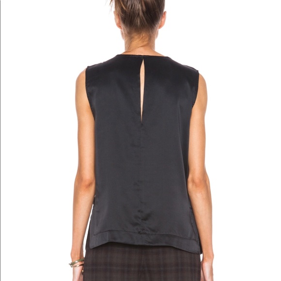 Equipment Sleeveless Leather Top - Picture 2 of 7